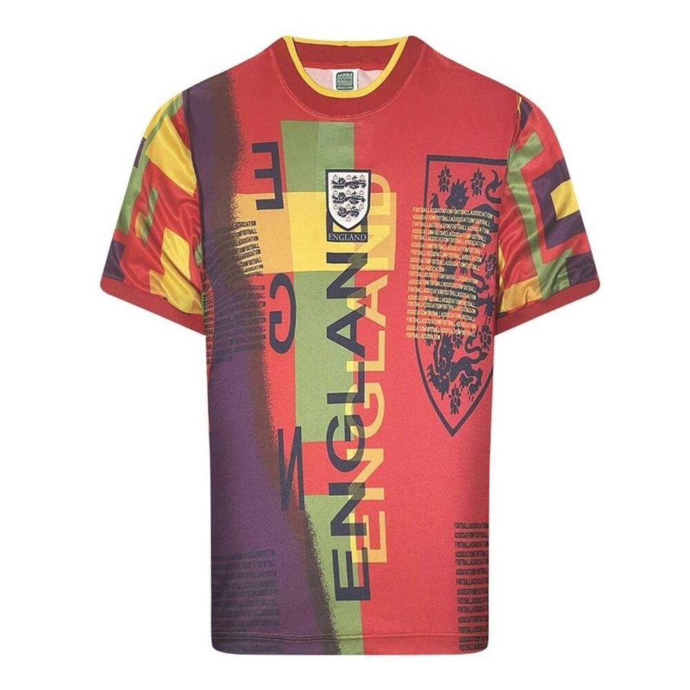 Score Draw Mens 1996 England FA Crew Neck Jersey / Red/Blue